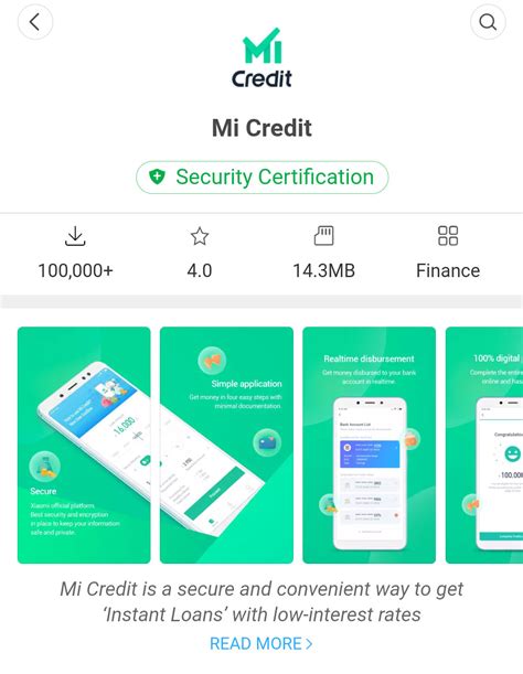 mi credit price